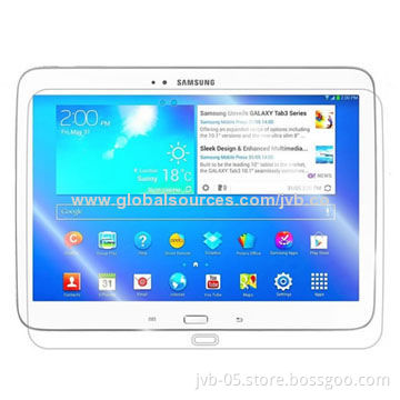 Perfect Fit Anti-smudge Screen Protector/Guard for Samsung Galaxy Tab 3, High-clear, 3H Hardness